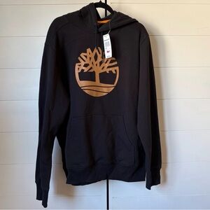 Timberland Black Sweater with Brown Logo